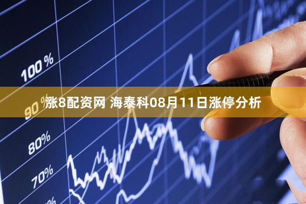 涨8配资网 海泰科08月11日涨停分析